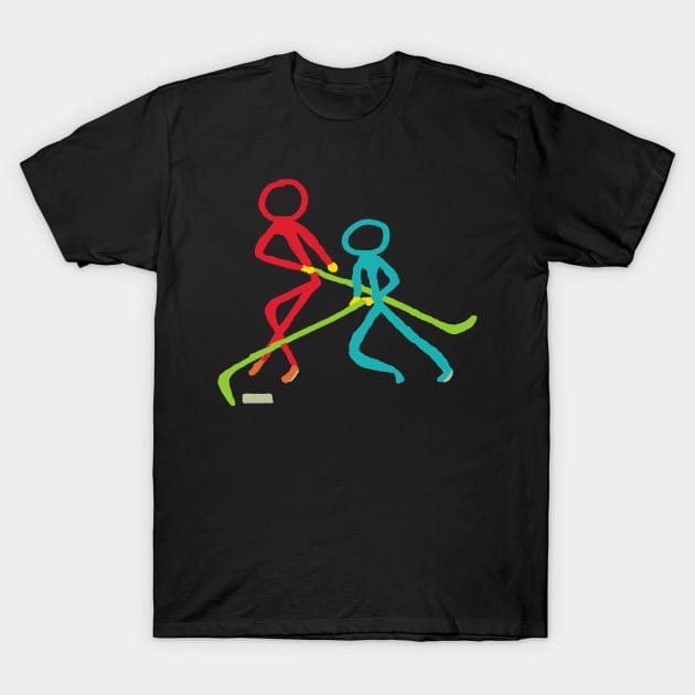 Ice Hockey T-Shirt by Mark Ewbie